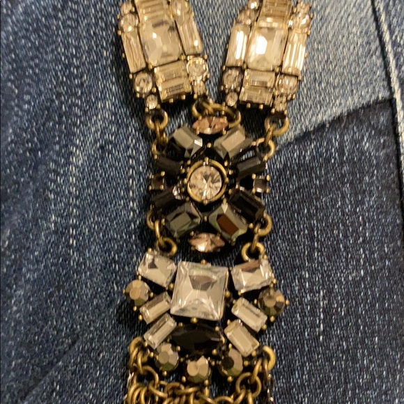 Art Deco Stella & Dot funky crystal necklace - Picture 11 of 13